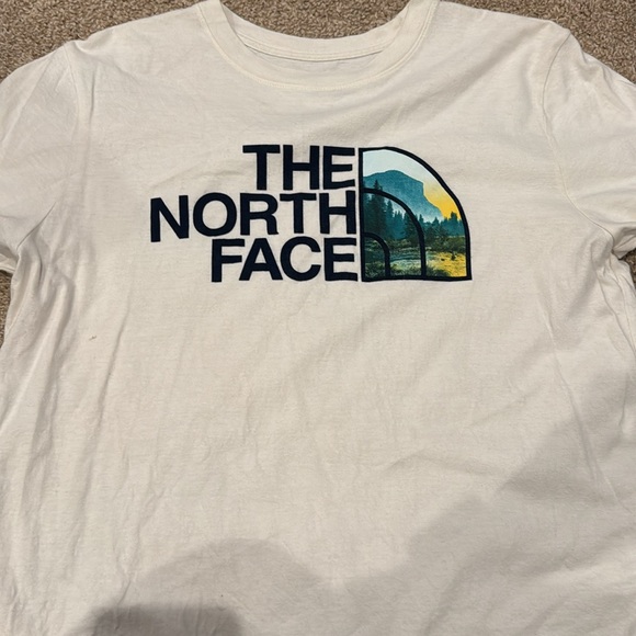 North Face women’s white/cream t-shirt - Picture 3 of 3